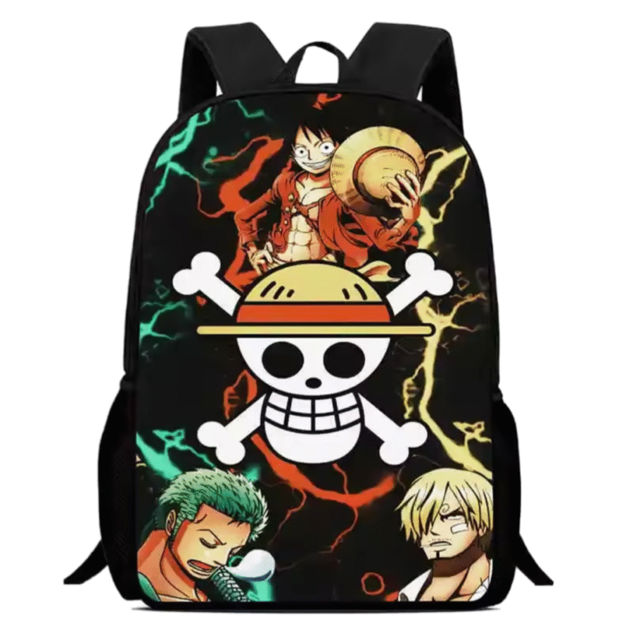 One Piece Straw Hat Pirates Anime Student Backpack One Piece Straw Hat Pirates Anime Student Backpack