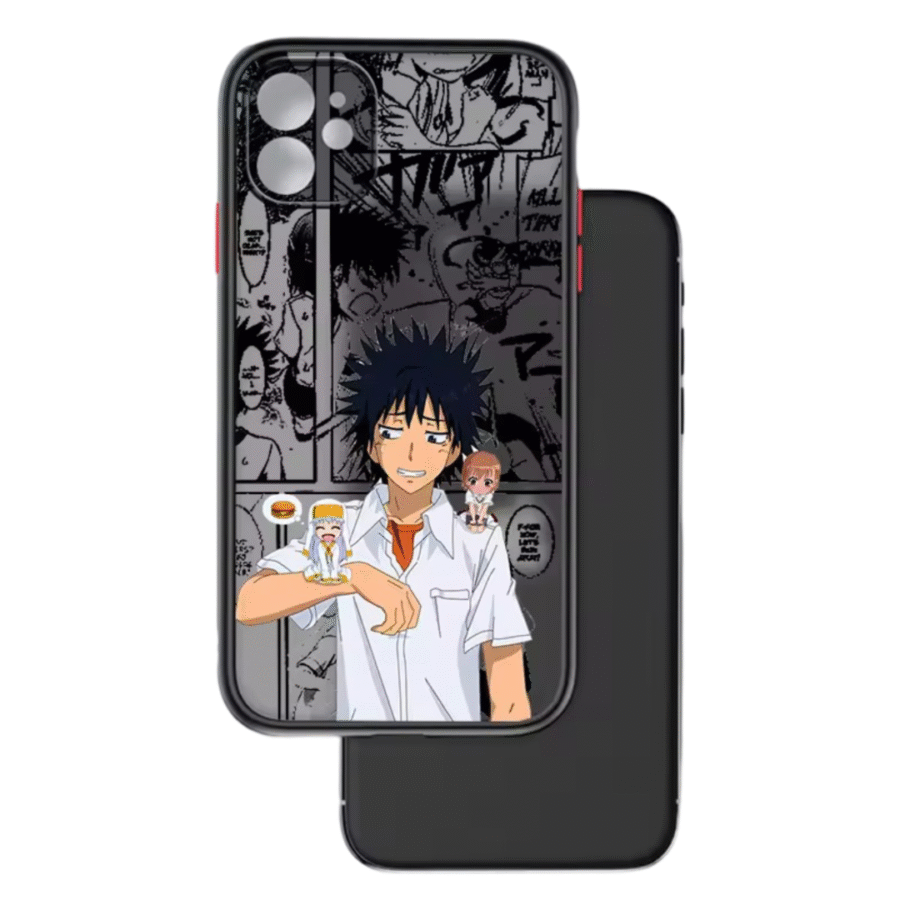 Anime A Certain Magical Index Kamijou Touma Apple iPhone Case Anime A Certain Magical Index Kamijou Touma Apple iPhone Case