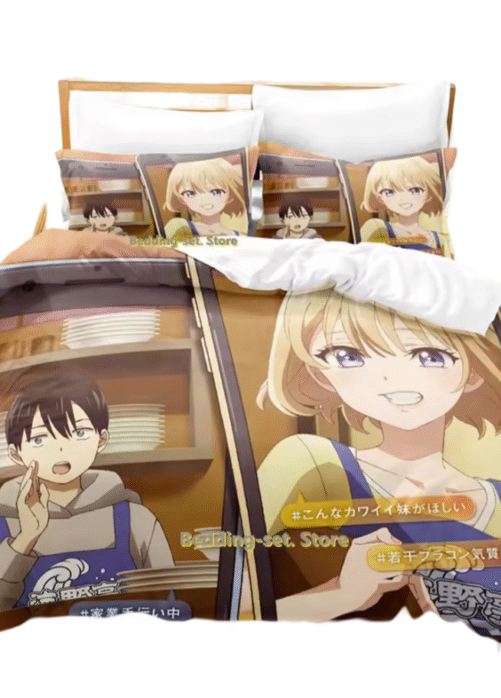 Anime A Couple Of Cuckoos Sachi Umino And Nagi Umino Bedding Set