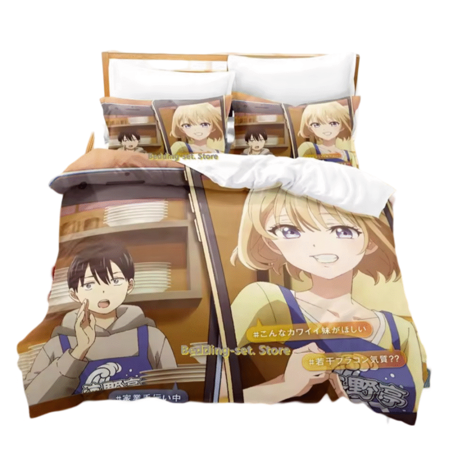 Anime A Couple Of Cuckoos Sachi Umino And Nagi Umino Bedding Set Anime A Couple Of Cuckoos Sachi Umino And Nagi Umino Bedding Set