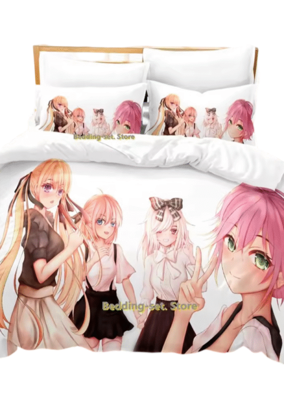 Anime Character A Couple Of Cuckoos 3D Print Bedding Set
