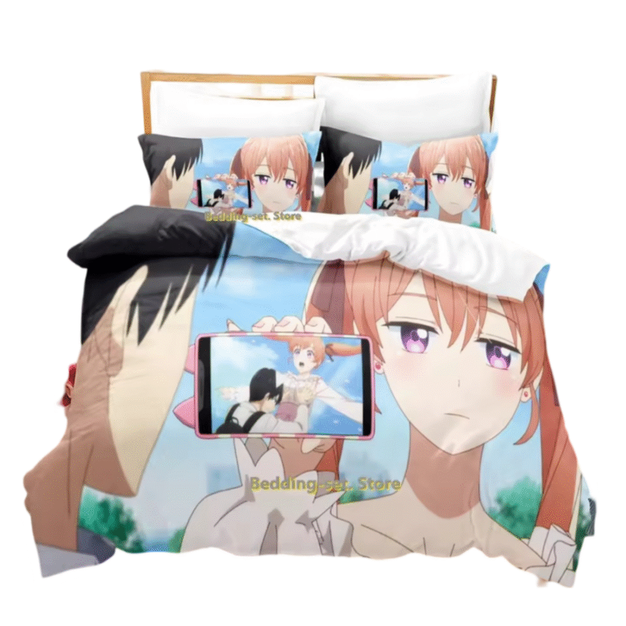 Anime A Couple Of Cuckoos Nagi Umino And Erika Amano Bedding Set Anime A Couple Of Cuckoos Nagi Umino And Erika Amano Bedding Set