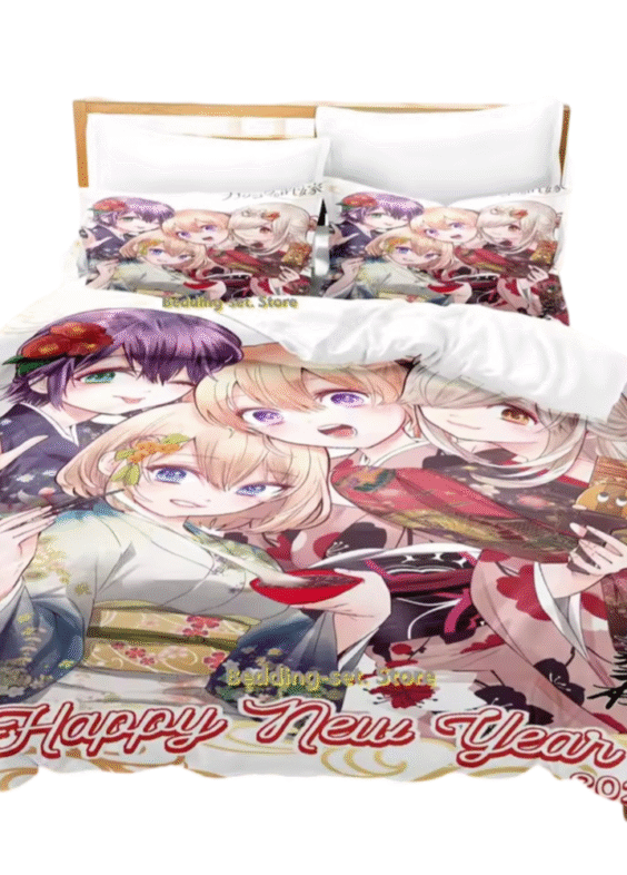 A Couple Of Cuckoos Character Anime 3D Print Bedding Set