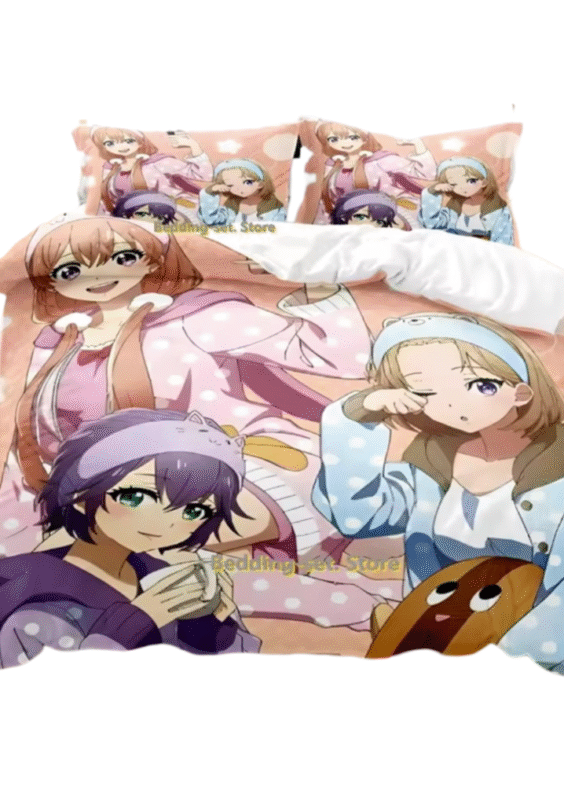 A Couple Of Cuckoos Anime Character 3D Print Bedding Set