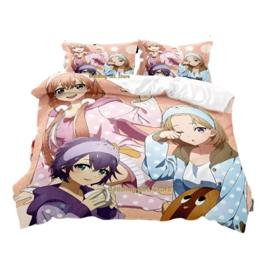 A Couple Of Cuckoos Anime Character 3D Print Bedding Set
