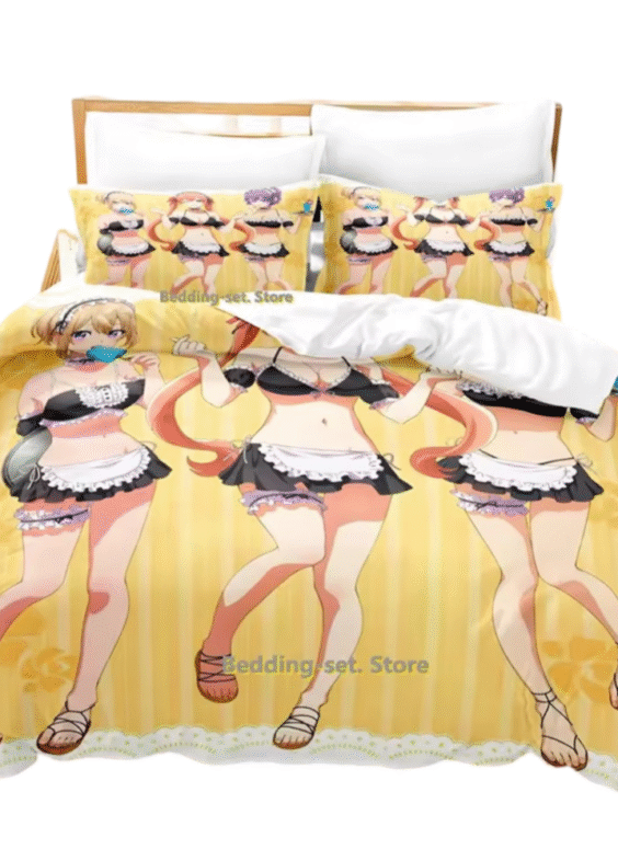Anime A Couple Of Cuckoos Character 3D Print Bedding Set
