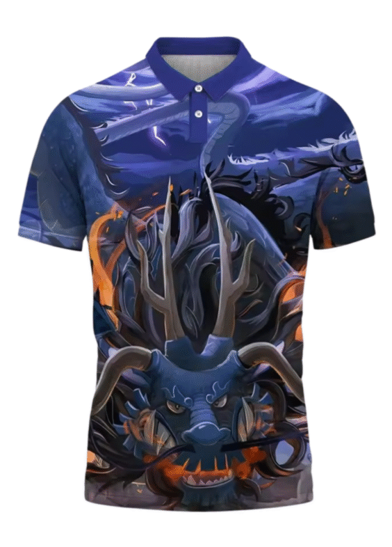 Anime One Piece Kaido Short Sleeve T-Shirt
