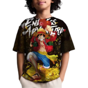 Anime One Piece Luffy Children Casual T-Shirt