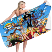 Anime One Piece Thousand Sunny Bath Towel