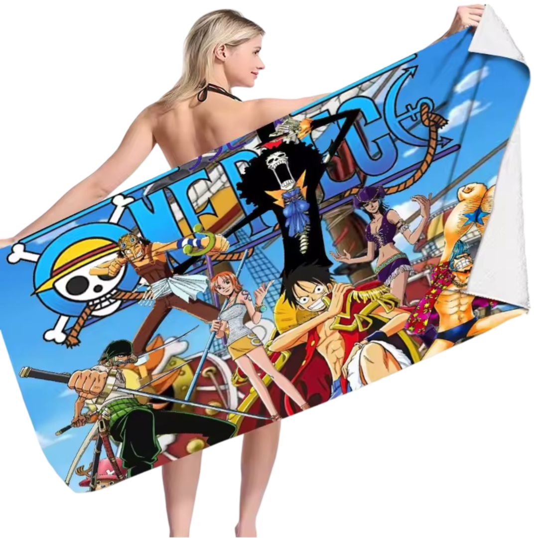 Anime One Piece Thousand Sunny Bath Towel Anime One Piece Thousand Sunny Bath Towel