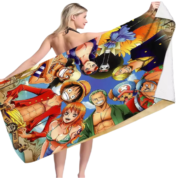 One Piece Anime Character Bath Towel