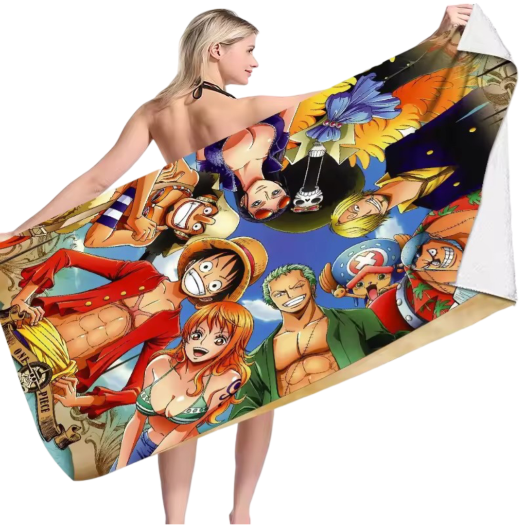 One Piece Anime Character Bath Towel One Piece Anime Character Bath Towel