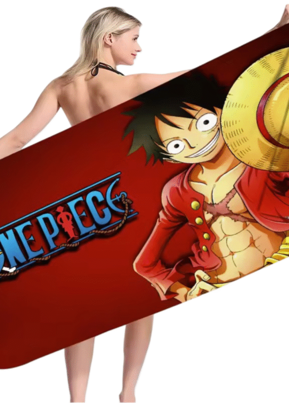 Anime One Piece Luffy Bath Towel