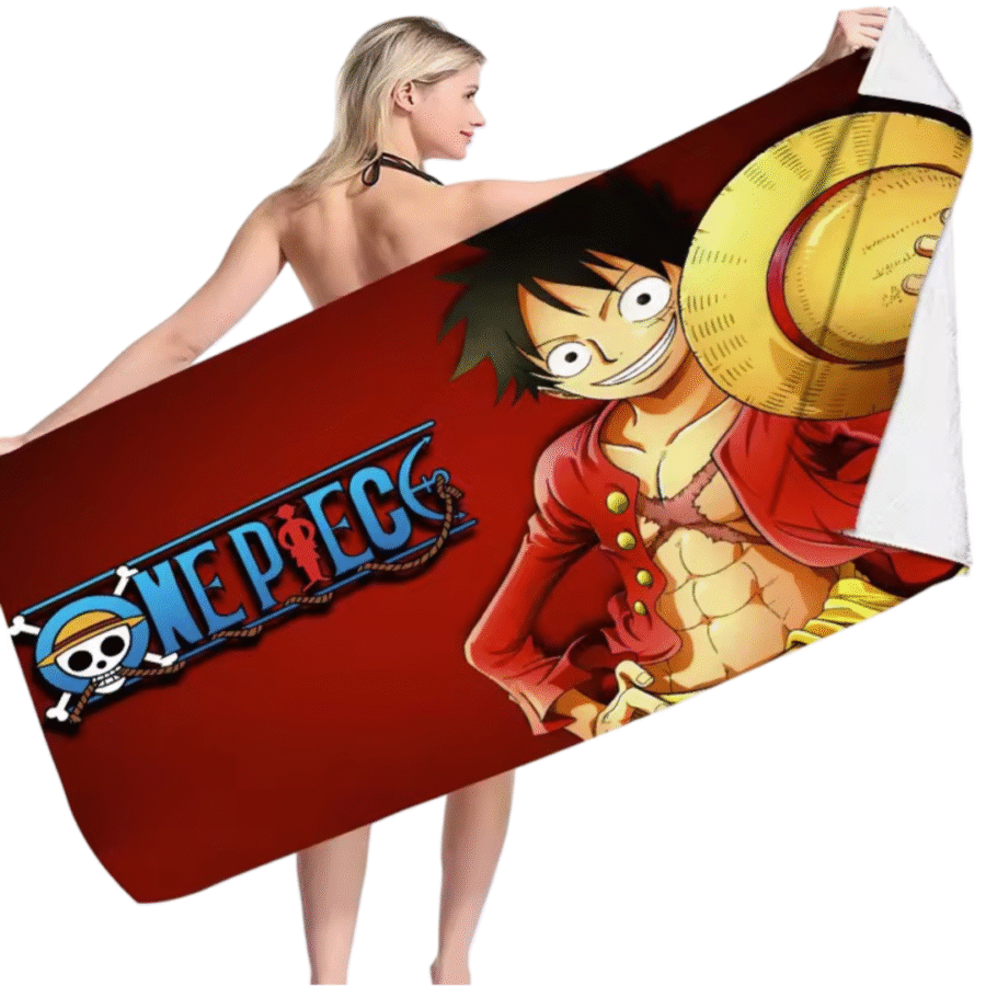 Anime One Piece Luffy Bath Towel Anime One Piece Luffy Bath Towel