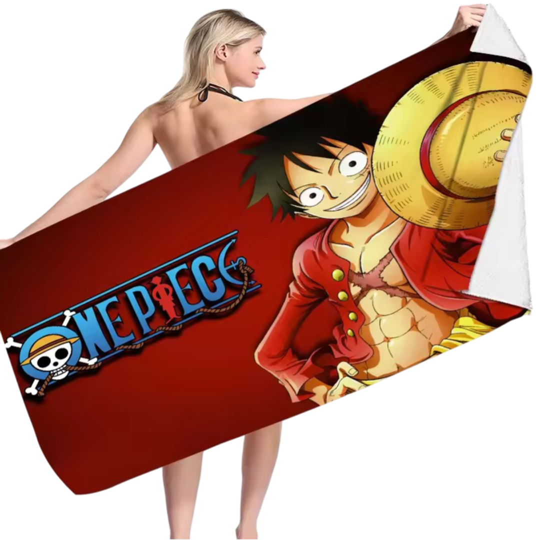 Anime One Piece Luffy Bath Towel Anime One Piece Luffy Bath Towel