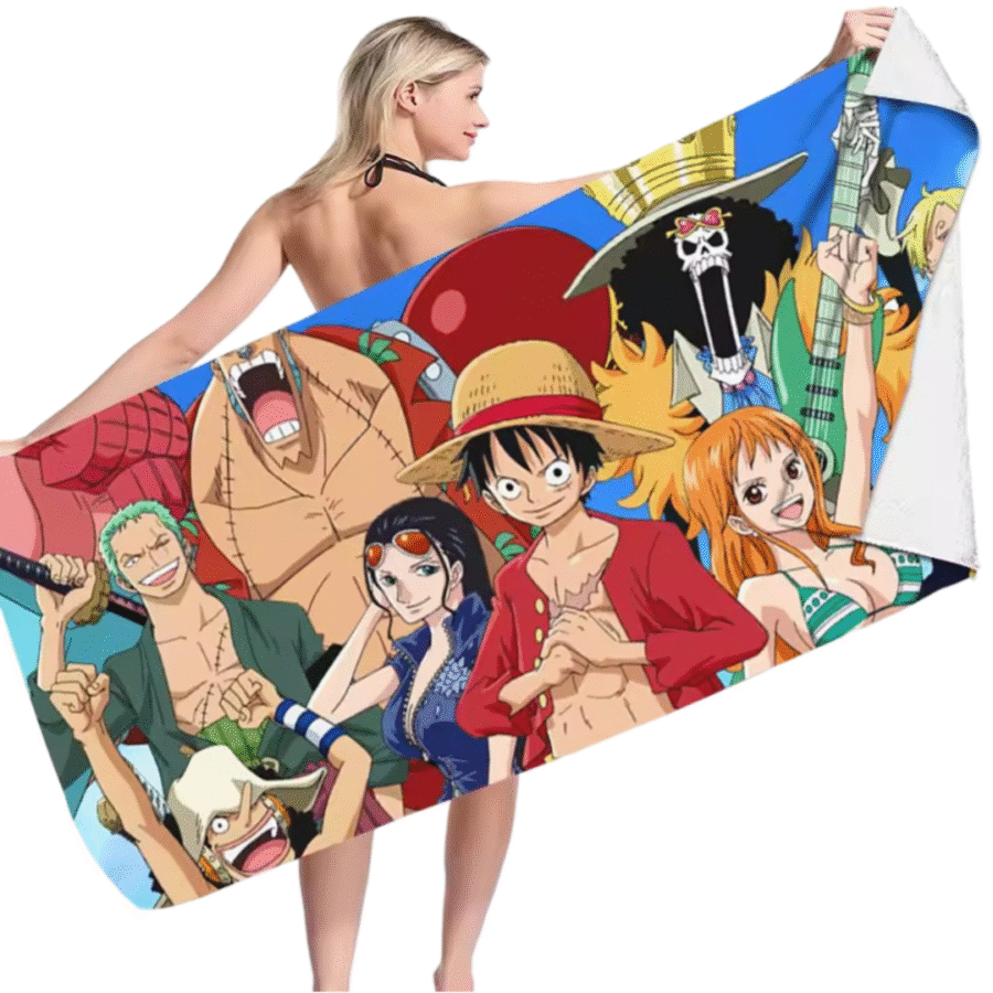Anime One Piece Character Beach Bath Towel Anime One Piece Character Beach Bath Towel