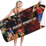 One Piece Character Anime Bath Towel
