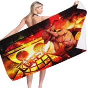 Anime One Piece Monkey D. Luffy Bath Towel
