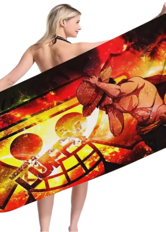 Anime One Piece Monkey D. Luffy Bath Towel