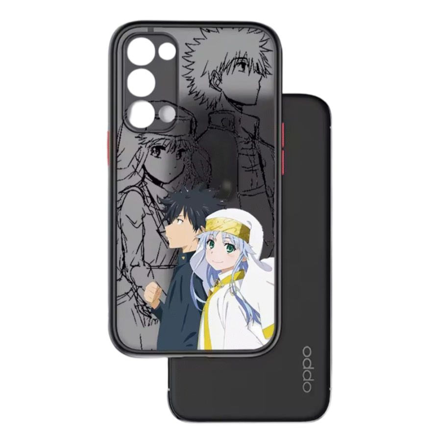 A Certain Magical Index Anime Librorum Prohibitorum And Kamijou Touma Phone Case For OPPO A Certain Magical Index Anime Librorum Prohibitorum And Kamijou Touma Phone Case For OPPO