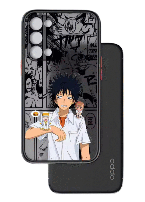A Certain Magical Index Anime Kamijou Touma Frosted Translucent Phone Case For OPPO