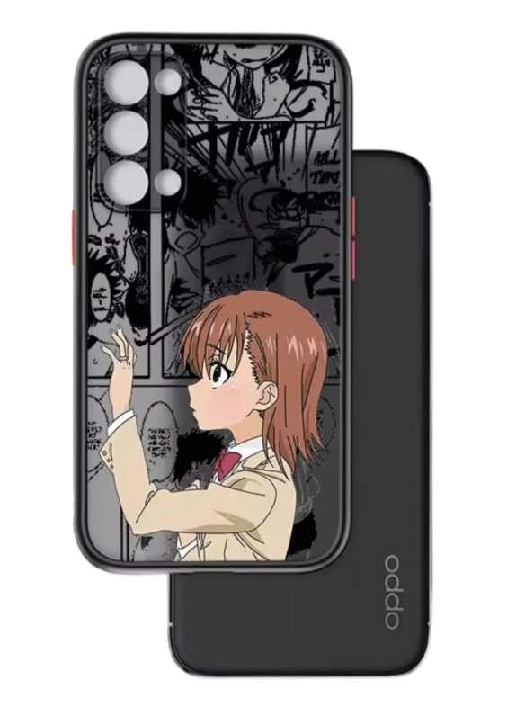 A Certain Magical Index Anime Mikoto Misaka Frosted Translucent Phone Case For OPPO