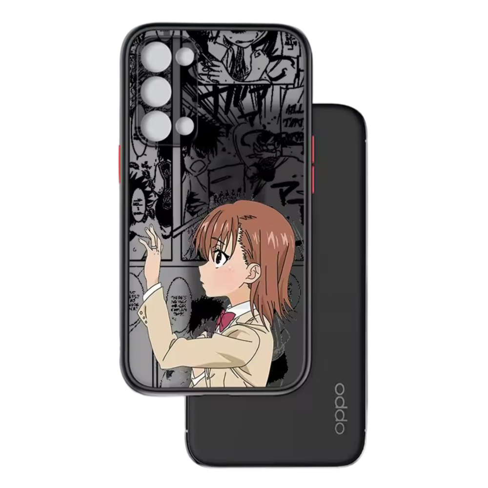A Certain Magical Index Anime Mikoto Misaka Frosted Translucent Phone Case For OPPO A Certain Magical Index Anime Mikoto Misaka Frosted Translucent Phone Case For OPPO