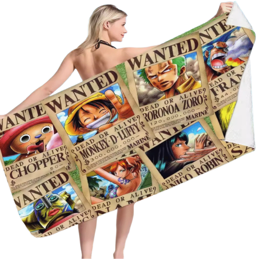 One Piece Anime Character Dead Or Alive Beach Bath Towel One Piece Anime Character Dead Or Alive Beach Bath Towel