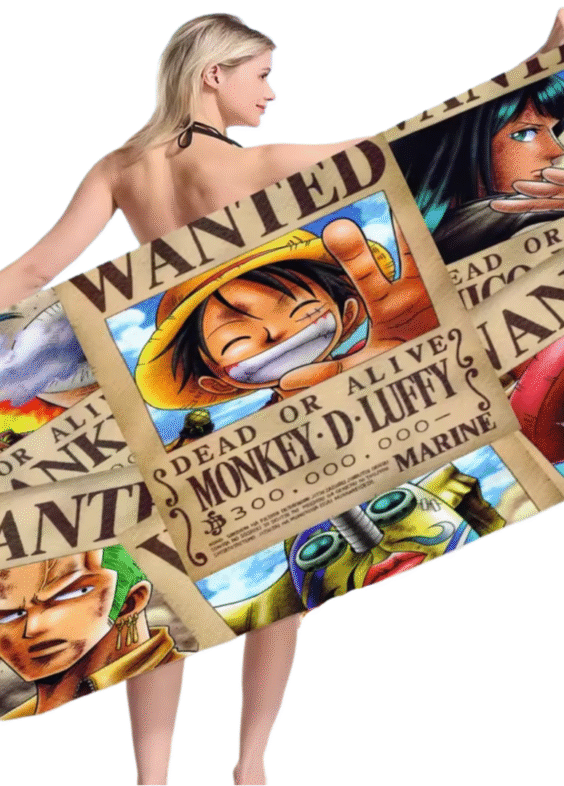 Anime One Piece Character Dead Or Alive Bath Towel