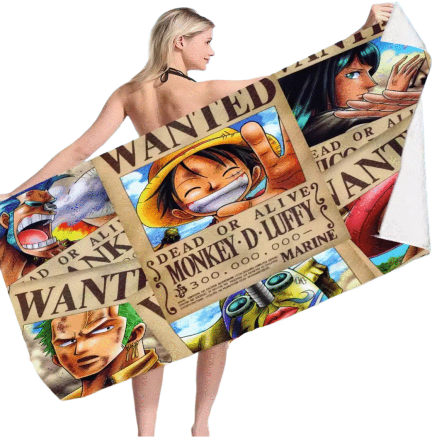 Anime One Piece Character Dead Or Alive Bath Towel Anime One Piece Character Dead Or Alive Bath Towel