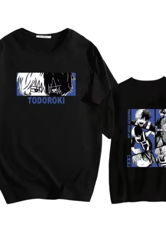 Anime My Hero Academia Shoto Todoroki Casual T-Shirt