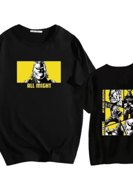Anime My Hero Academia All Might Casual T-Shirt