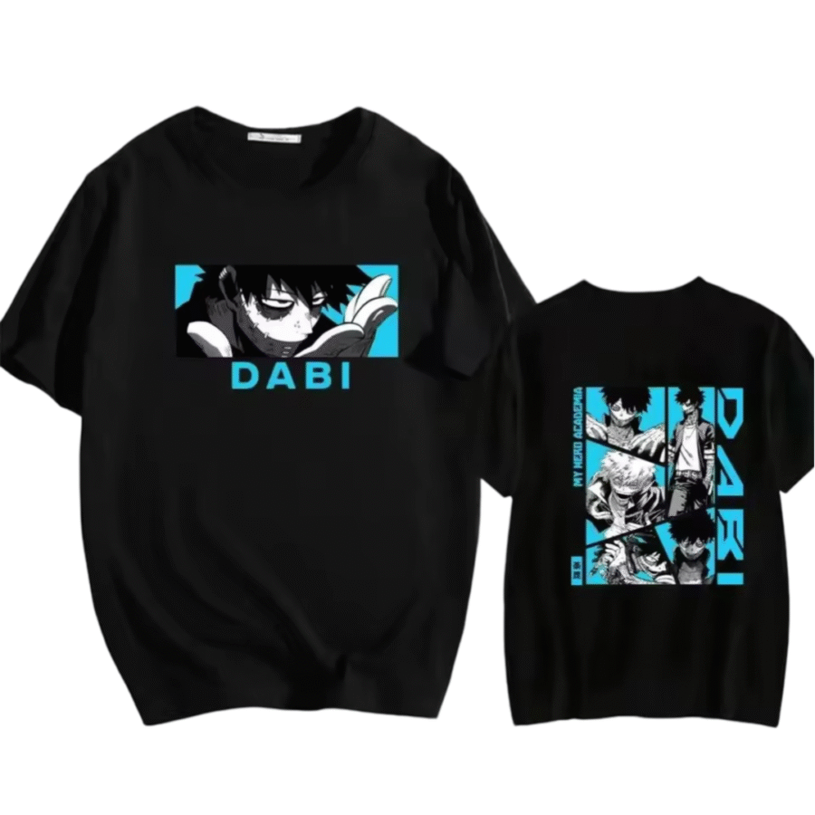 Anime My Hero Academia Dabi Casual T-Shirt Anime My Hero Academia Dabi Casual T-Shirt