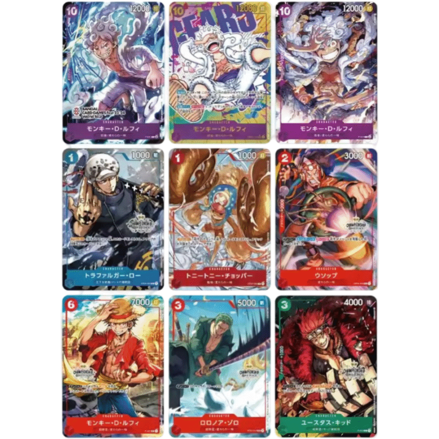 9Pcs/set OPCG One Piece Anime Collection Cards