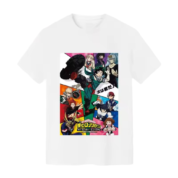 Anime My Hero Academy Characters Printed T-Shirt