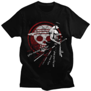 Anime One Piece Roronoa Zoro And Symbol T-Shirt