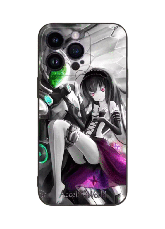 Anime Accel World Kuroyukihime With Robot iPhone Case