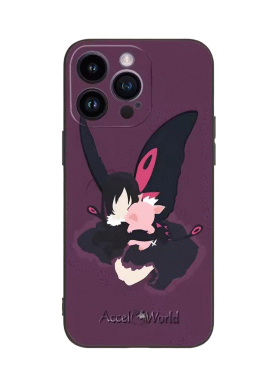 Anime Accel World Kuroyukihime With Pink Pig iPhone Case