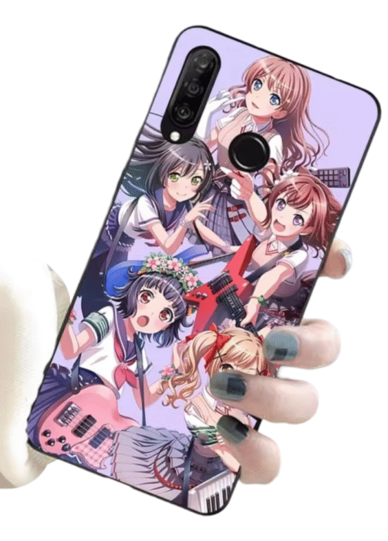 Anime A Certain Magical Index Mikoto Misaka And Friends Phone Case For Huawei Honor