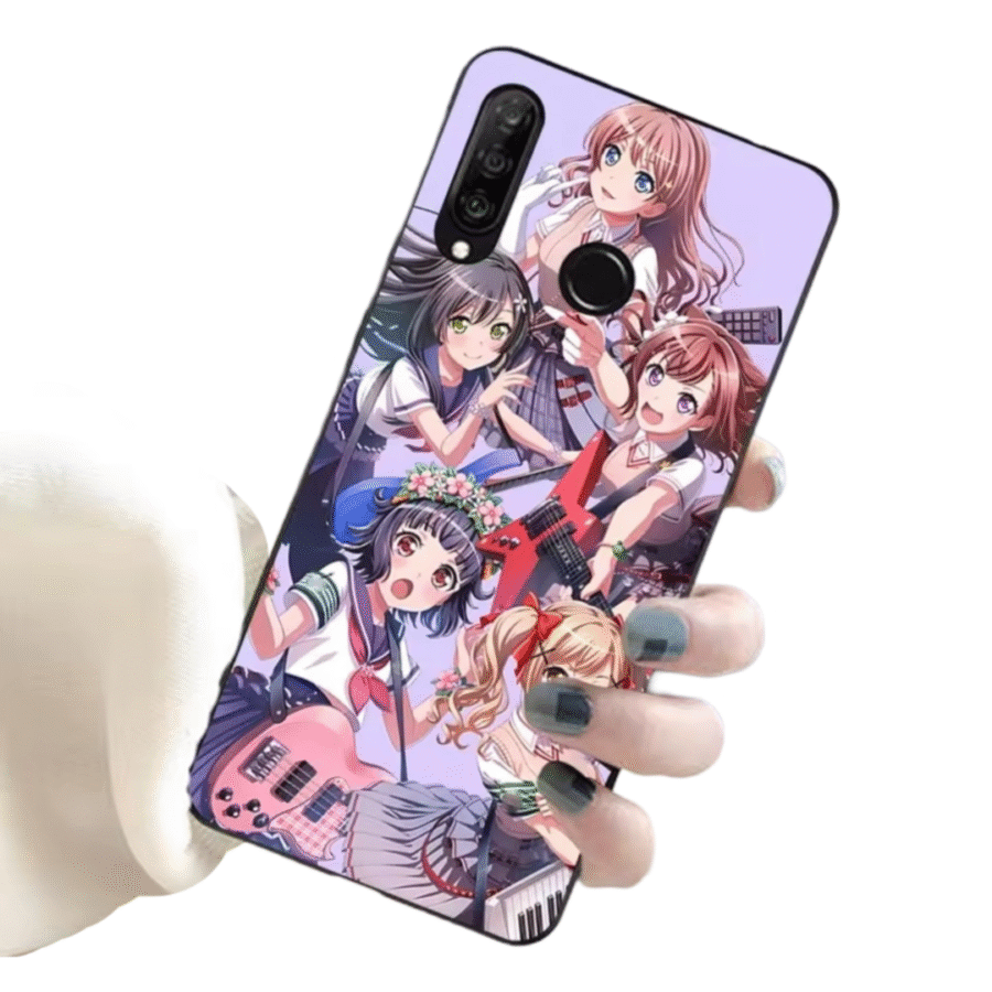 Anime A Certain Magical Index Mikoto Misaka And Friends Phone Case For Huawei Honor Anime A Certain Magical Index Mikoto Misaka And Friends Phone Case For Huawei Honor