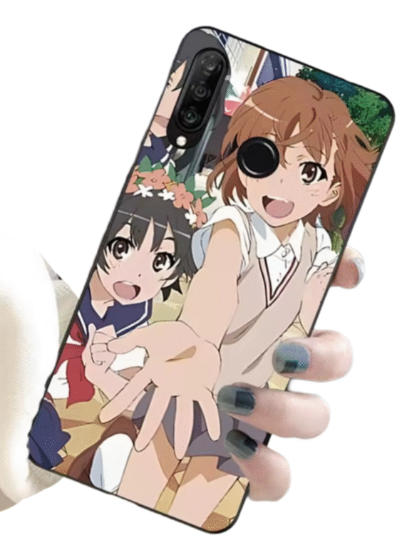 Anime A Certain Magical Index Mikoto Misaka And Kazari Uiharu Huawei Honor Phone Case