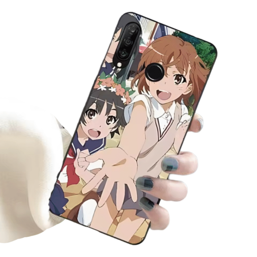 Anime A Certain Magical Index Mikoto Misaka And Kazari Uiharu Huawei Honor Phone Case Anime A Certain Magical Index Mikoto Misaka And Kazari Uiharu Huawei Honor Phone Case