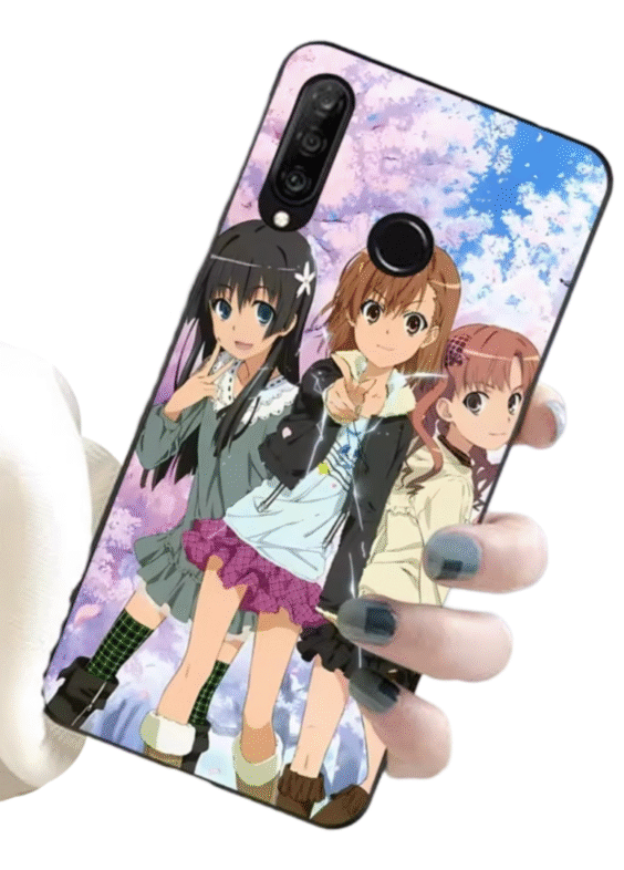 Anime A Certain Magical Index Mikoto And Ruiko With Kuroko Huawei Honor Phone Case