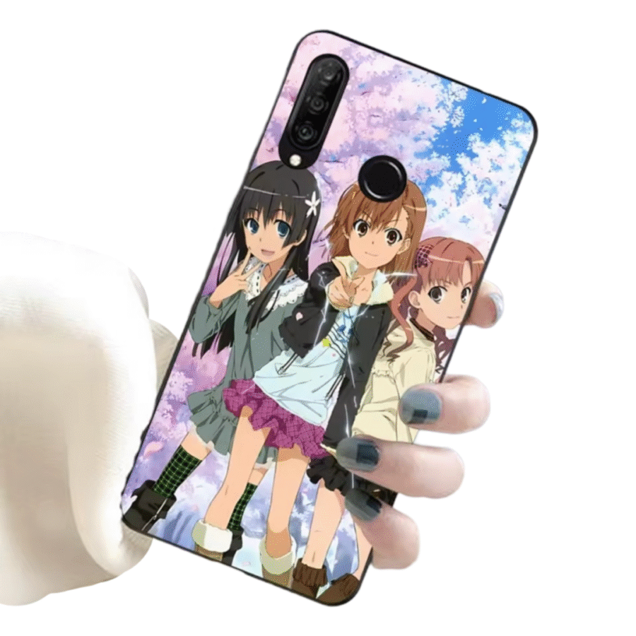 Anime A Certain Magical Index Mikoto And Ruiko With Kuroko Huawei Honor Phone Case Anime A Certain Magical Index Mikoto And Ruiko With Kuroko Huawei Honor Phone Case