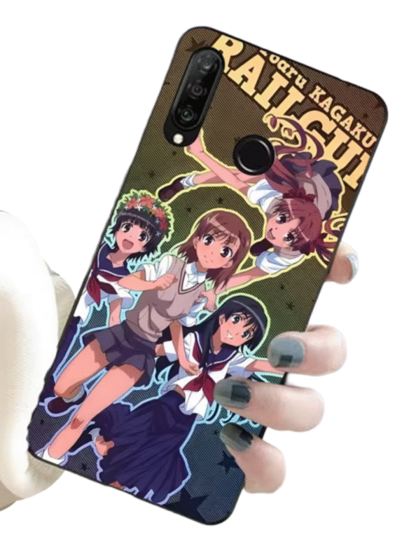 A Certain Magical Index Anime Mikoto Misaka With Friends Huawei Honor Phone Case