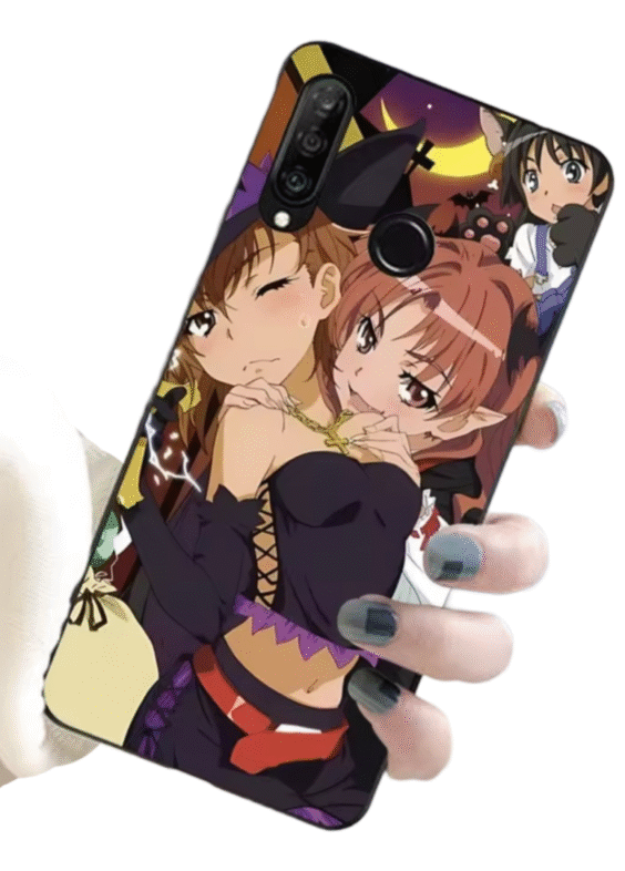 Anime A Certain Magical Index Mikoto Misaka And Kuroko Shirai Huawei Honor Phone Case