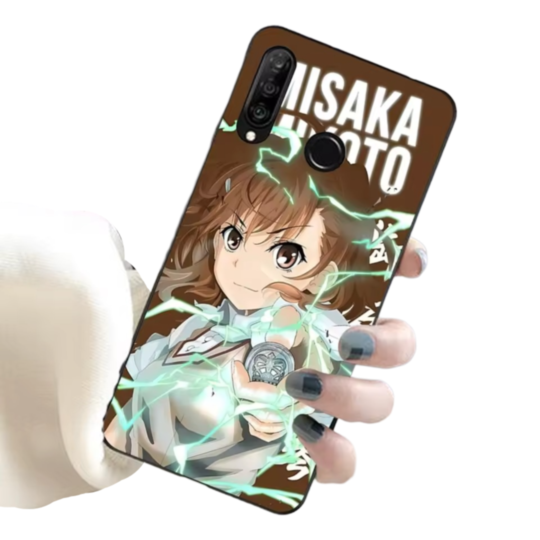 Anime A Certain Magical Index Mikoto Misaka Phone Case For Huawei Honor Anime A Certain Magical Index Mikoto Misaka Phone Case For Huawei Honor
