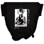 My Hero Academia Anime Shoto Todoroki Polyester T-Shirt