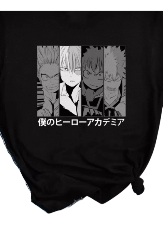 My Hero Academia Anime Character T-Shirt