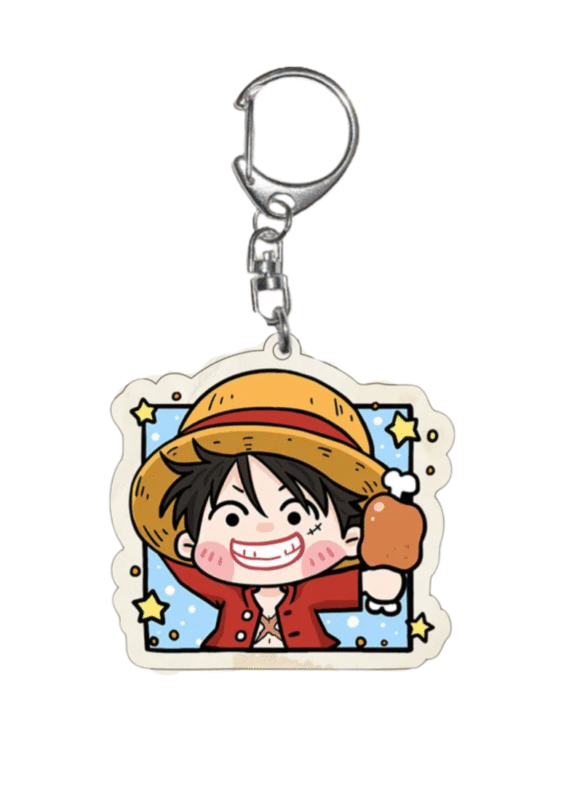 Anime One Piece Monkey D. Luffy Keychain Pendant